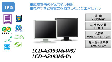LCD-AS193Mi-W5/LCD-AS193Mi-B5