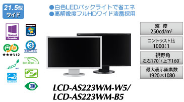 LCD-AS223WM-W5/LCD-AS223WM-B5