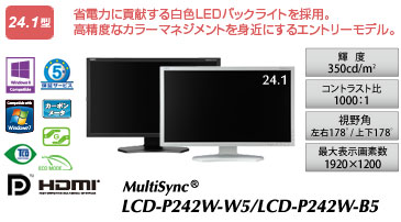 LCD-P242W-W5/LCD-P242W-B5
